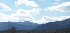 photo by © Bill Ross, 2010 – the eastern Catskills: High Peak, Round Top, South Mtn. (from left)